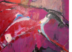 o. T.  60 x 80cm  Acryl auf Leinen 2004