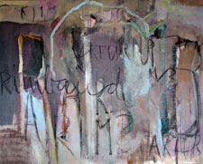 «Artur, Artur ...»  75 x 90cm  Acryl auf Leinen 2007