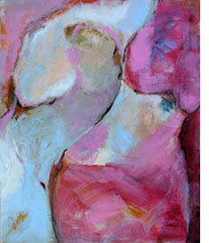o.T.  100 x 80cm  Acryl auf Leinwand 2008
