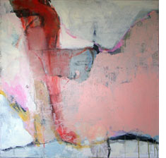 o. T.  78 x 78cm  Mischtechnik auf Leinen 2008