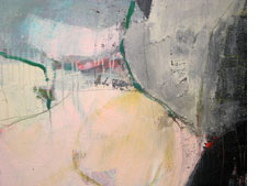 «Die dunkle Seite des Mondes»  60 x 80cm  Acryl auf Leinen 2002