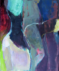 o. T.  87 x 72cm  Acryl auf Leinen 2006