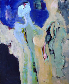 «Der ideale Ort»  100 x 80cm  Acryl auf Leinwand 2000
