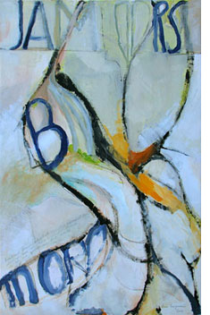 o.T.  105 x 66cm  Acryl auf Leinen 2006